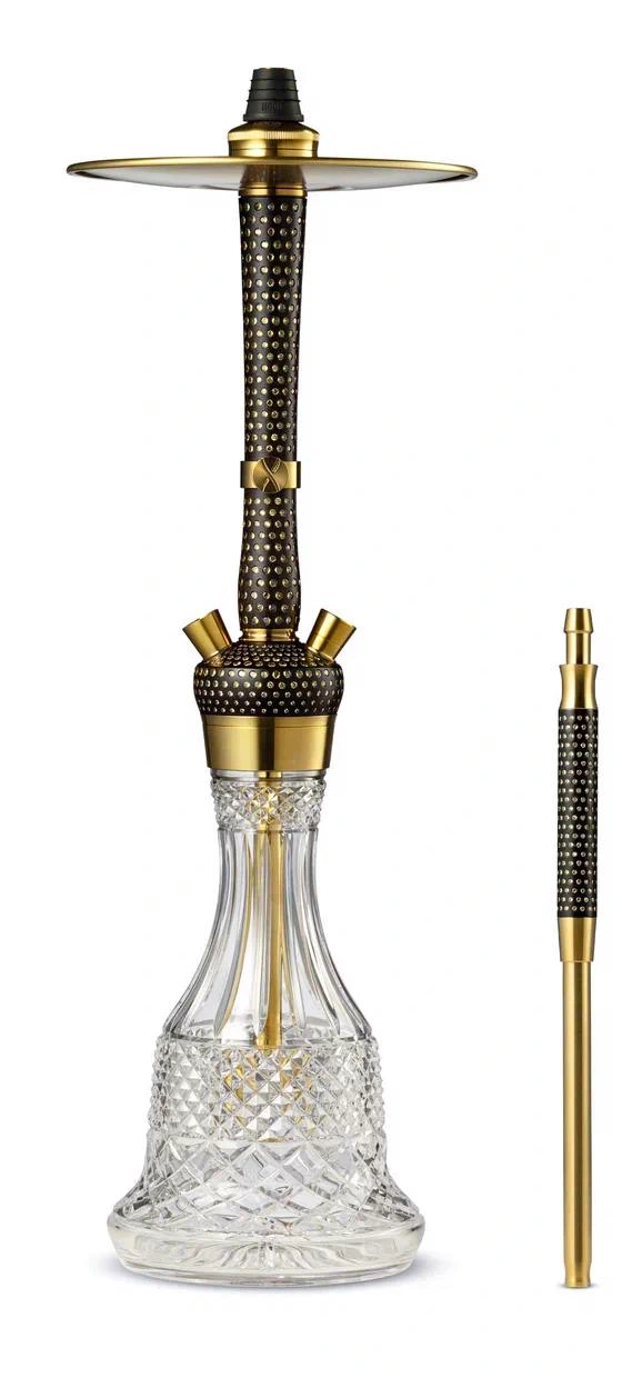 RF and HOOB Enzo Ebony Swarovski Gold Edition on white